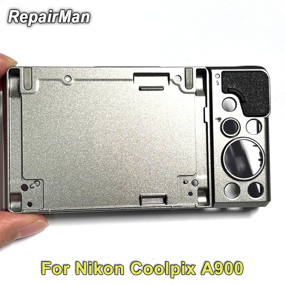 Nikon Coolpix A900 Silver & Black Rear Back Cover Shell Case Replacement