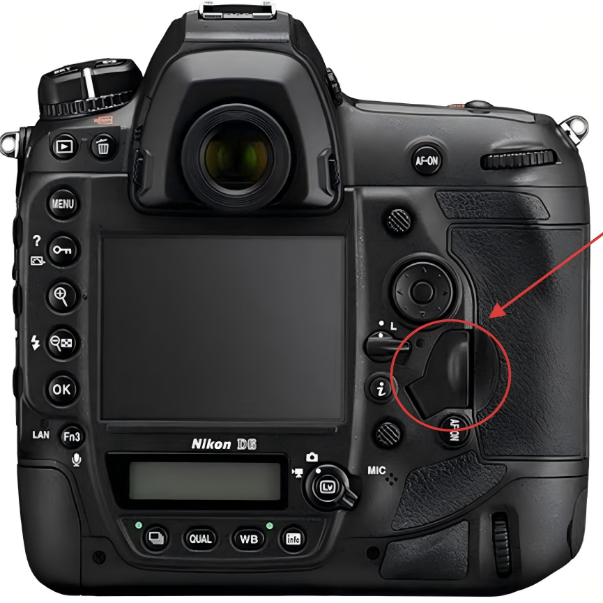 D6 Back Cover Card Slot Cover Switch Button for Nikon