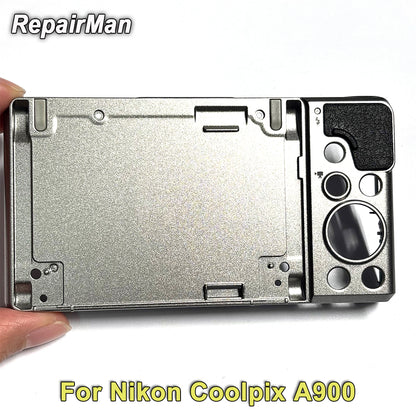 Nikon Coolpix A900 Silver & Black Rear Back Cover Shell Case Replacement