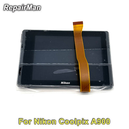 Nikon Coolpix A900 LCD Display Screen Replacement (Black / Silver) Repair Part