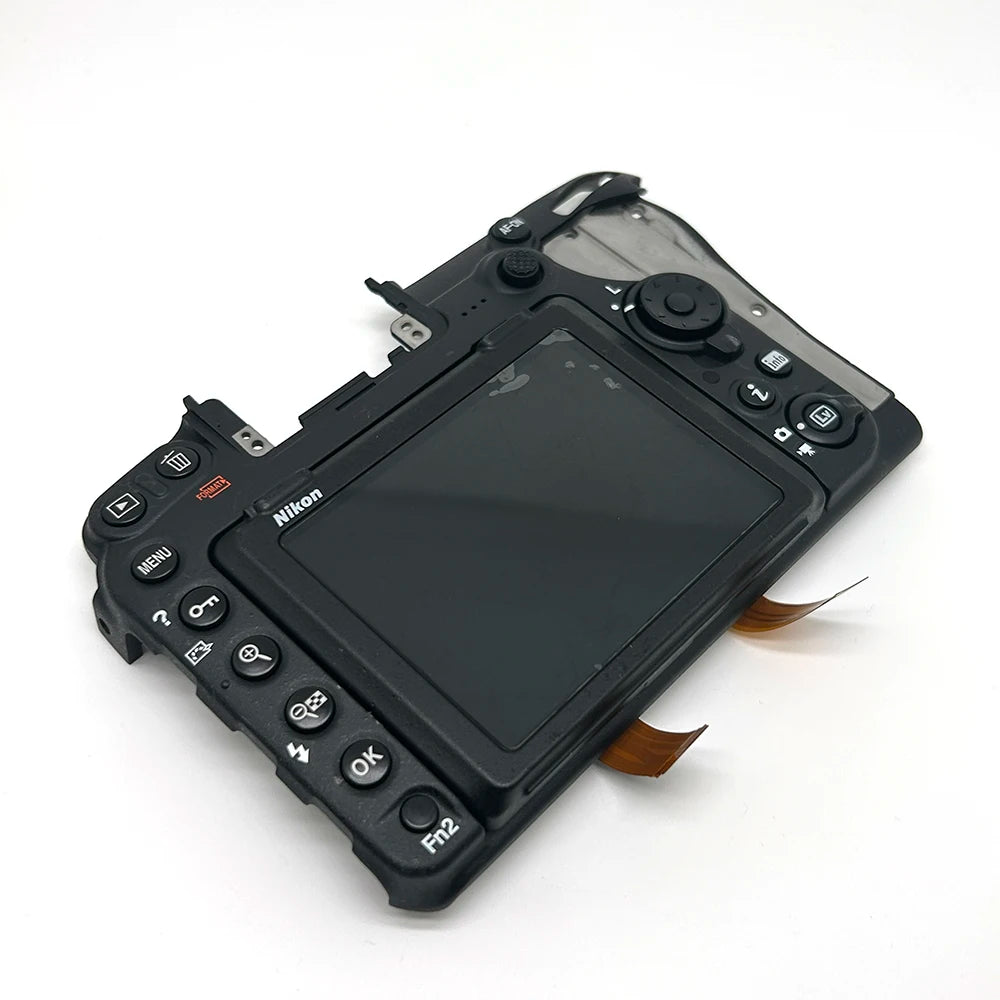 D500 Back Cover Rear Shell Case with LCD Button Flex Cable FPC Camera Repair Spare Part For Nikon