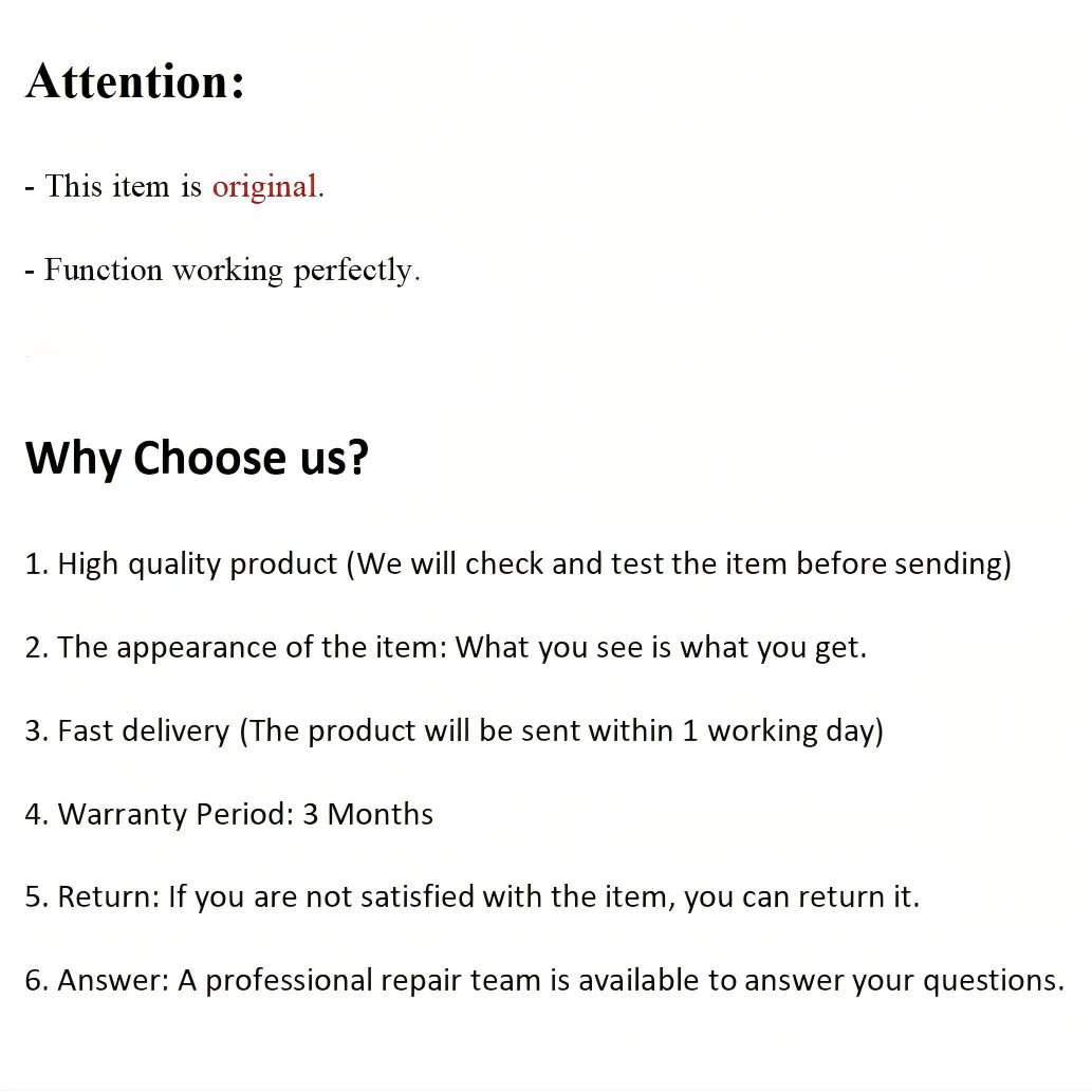 D7500 Back Cover Rear Replay Playback / Delete Button for Nikon