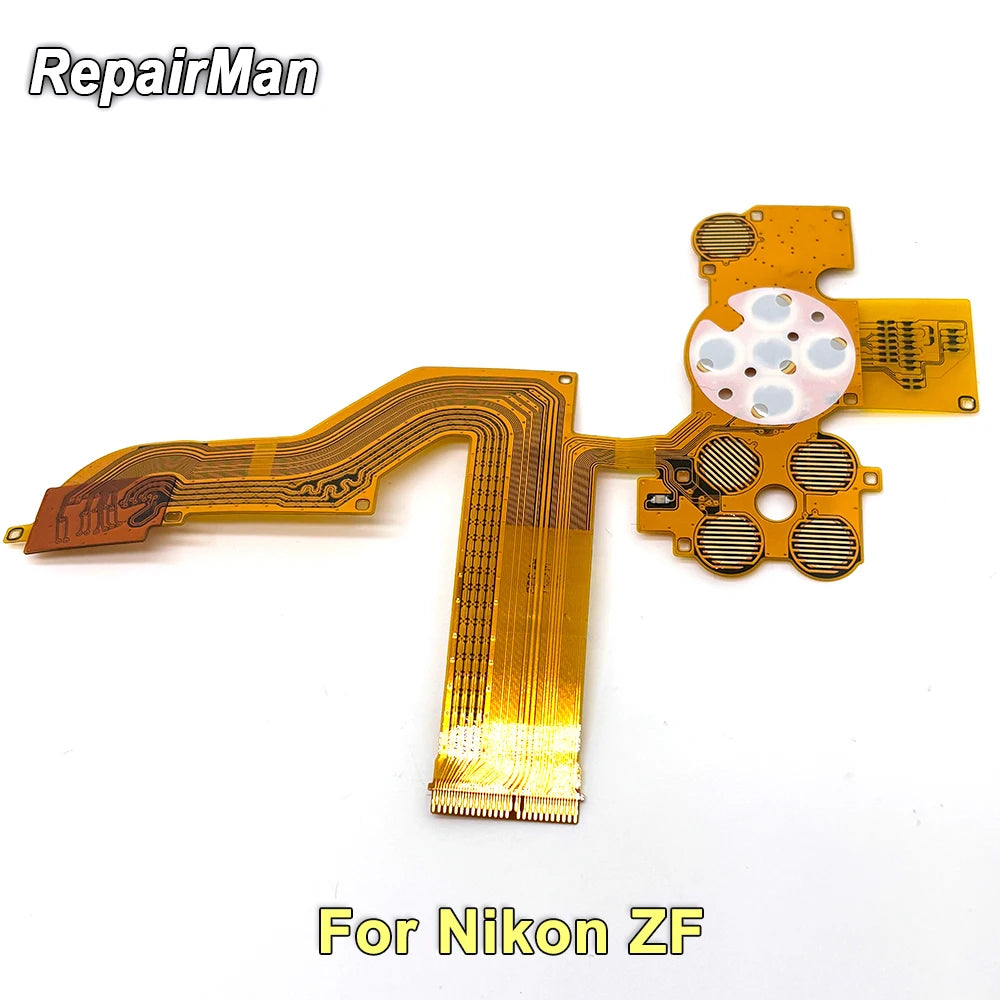 ZF Rear Cover Back Shell Key board Key Button Flex Cable Camera Repair Part Replacement Unit for Nikon