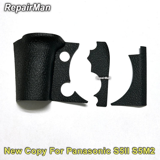 NEW Copy For Panasonic S5II S5IIX Body Rubber Grip Handle Left Side Rear Thumb Rubber