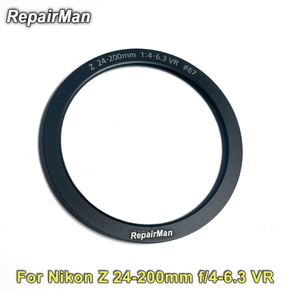 Z 24-200mm f/4-6.3 Front Pressure Ring Lens Decorative Front Ring Nameplate Ring Part for Nikon