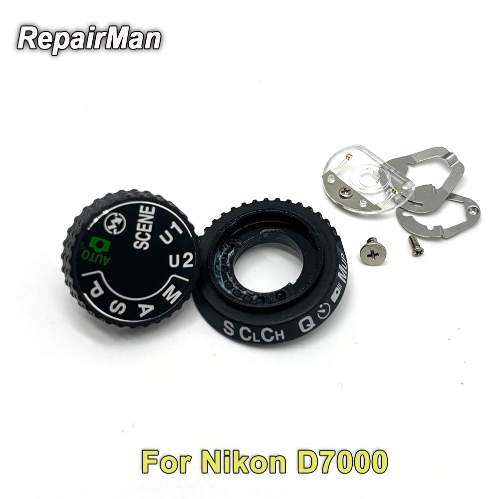 D7000 Top Cover Function Dial Model Button Operation Top Cover Mode Dial Button Unit for Nikon