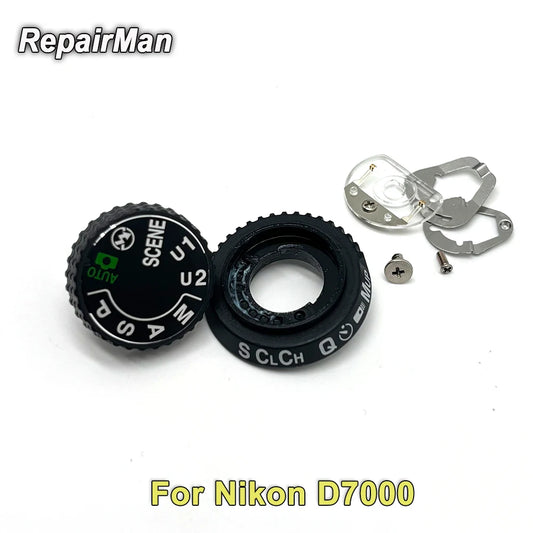 D7000 Top Cover Function Dial Model Button Operation Top Cover Mode Dial Button Unit for Nikon
