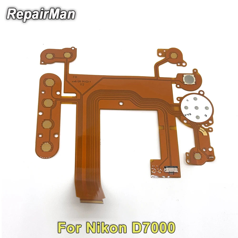 D7000 Back Cover Button Contact Flex Cable FPC Rear Shell Function Keyboard Key Button Flex Cable Camera Repair Part for Nikon