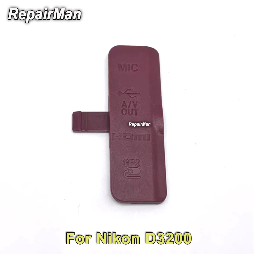 D3200 MIC USB HDMI Rubber HDMI-compatible MIC Cap Interface Rubber Camera Replacement Unit Repair Parts for Nikon