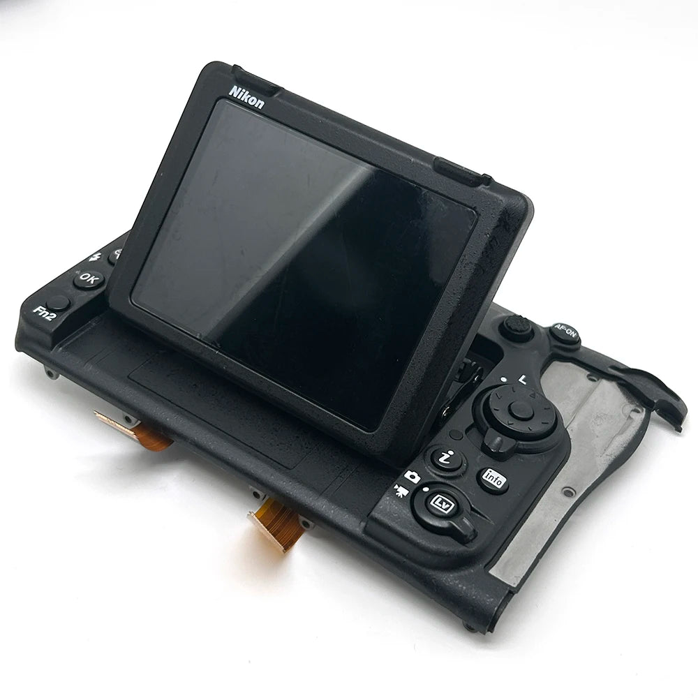 D500 Back Cover Rear Shell Case with LCD Button Flex Cable FPC Camera Repair Spare Part For Nikon