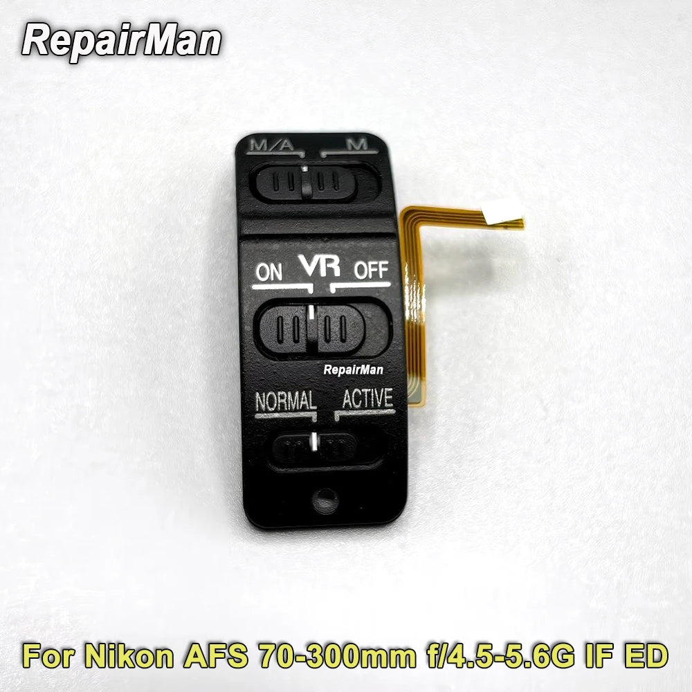 AF-S 70-300mm f/4.5-5.6 G IF ED VR Lens Switch Panel with Flex Cable Camera Lens Repair Part for Nikon AFS 70-300 mm 70 300