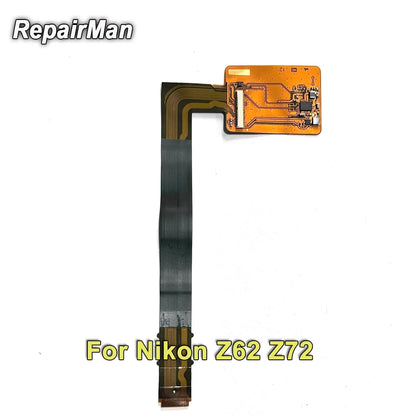 Z6II Z7II Shaft Rotating LCD Display Screen Flex Cable with Full IC Unit For Nikon