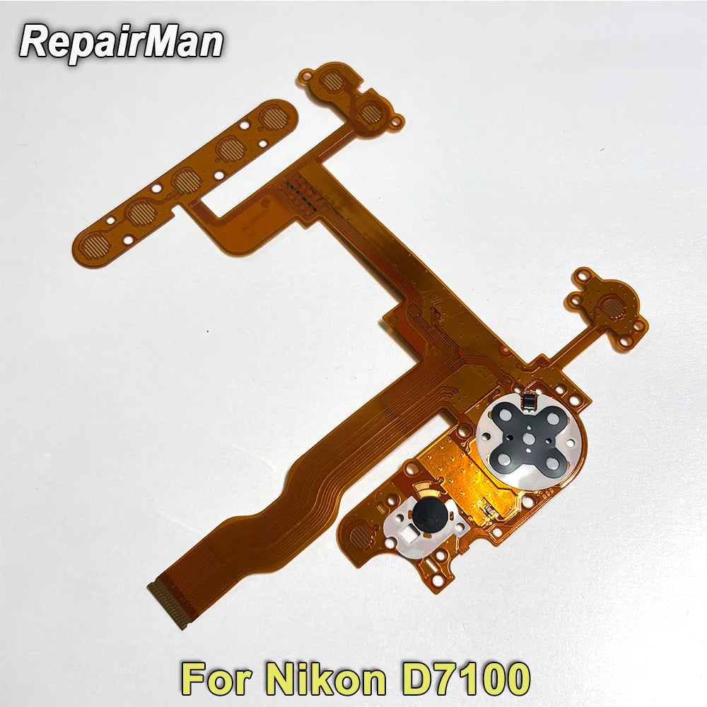 D7100 Rear Back Cover Shell Button Flex Cable FPC for Nikon