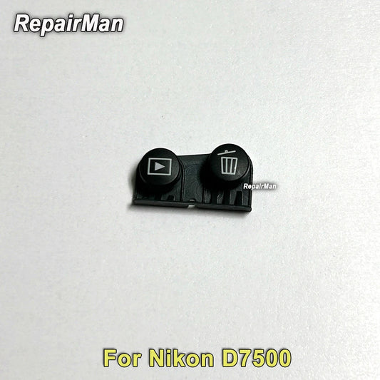 D7500 Back Cover Rear Replay Playback / Delete Button for Nikon