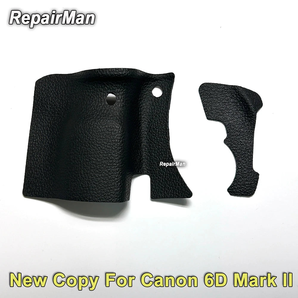 NEW COPY For Canon 6D2 6DII 6DM2 Camera Body Rubber Front Grip + Rear rubber Cover 6D Mark 2 II M2 Mark2 Part