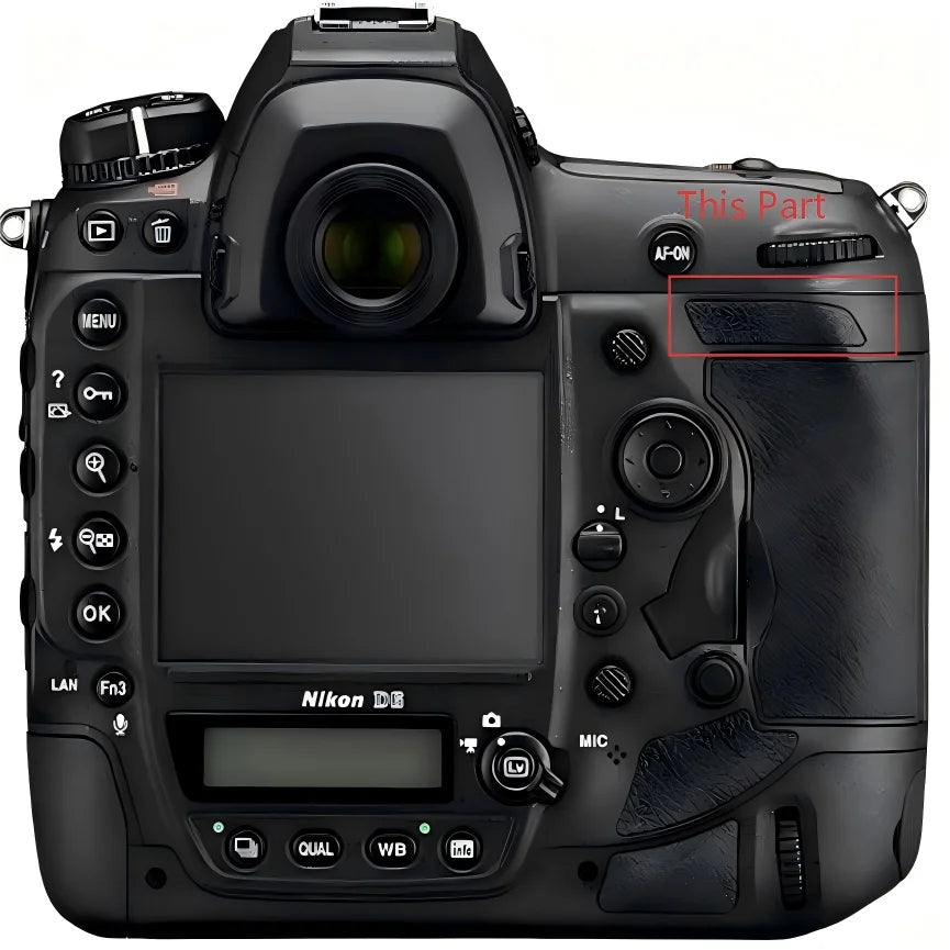 D6 Back Shell Bottom Rubber for Nikon