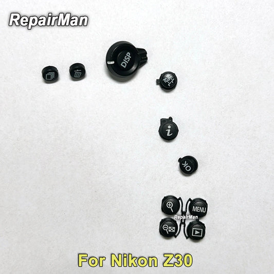 Z30 Back Cover Thumbnail Button Delete Button DISP Button AE-L AF-L Button i Button OK Dial Zoom Out Key Menu Button for Nikon